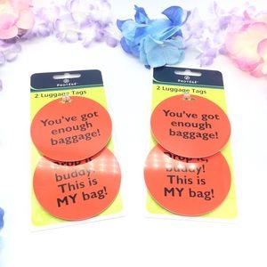 Protege luggage tags. New